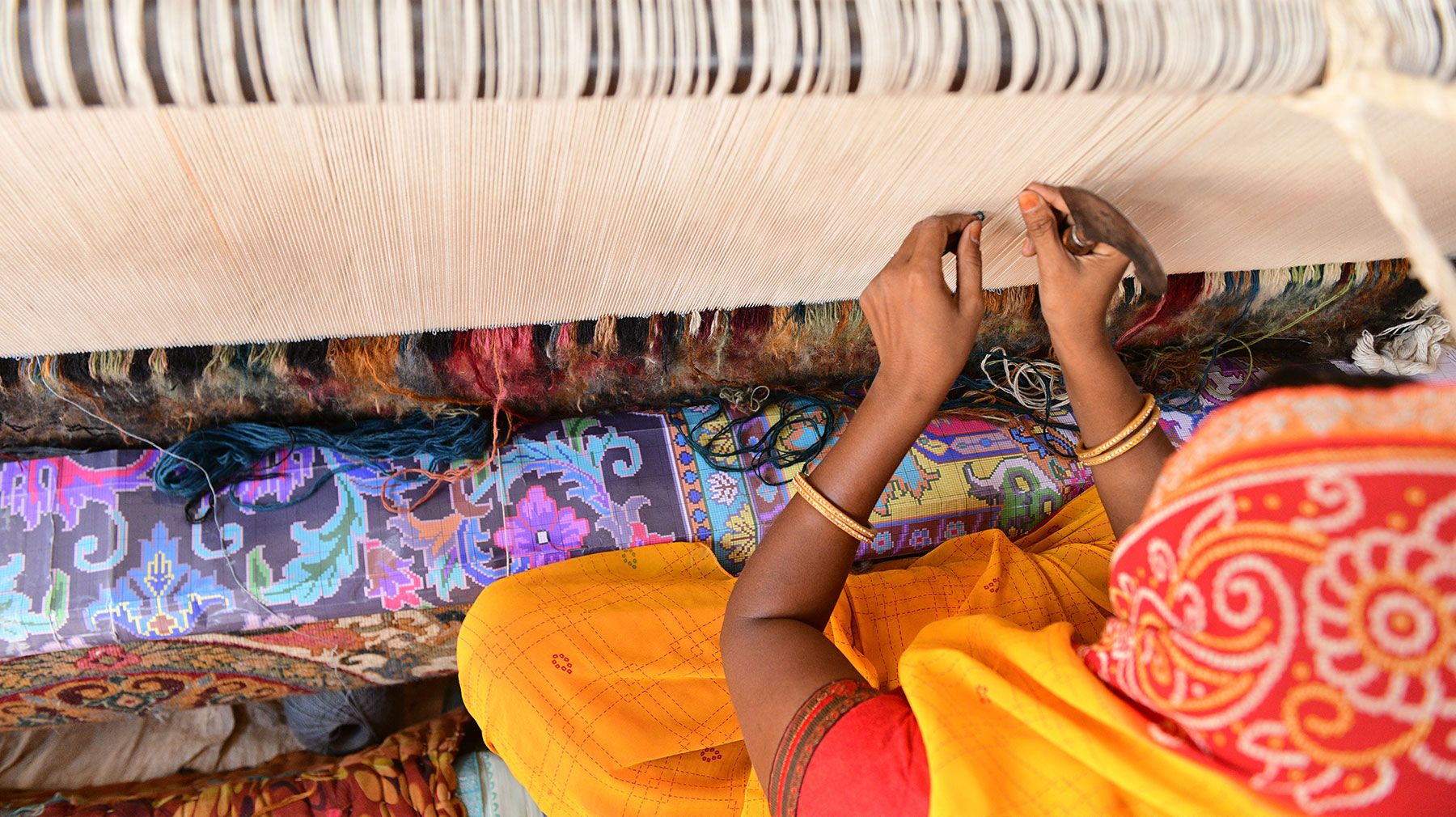 At the Samad rug boutique each hand-knotted rug is entirely unique, with hundreds of skilled artisans involved in the intricate rug making process. Learn more about the craftsmanship behind our rugs.